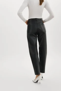 New LAMARQUE ADELINE | Leather Jeans Black