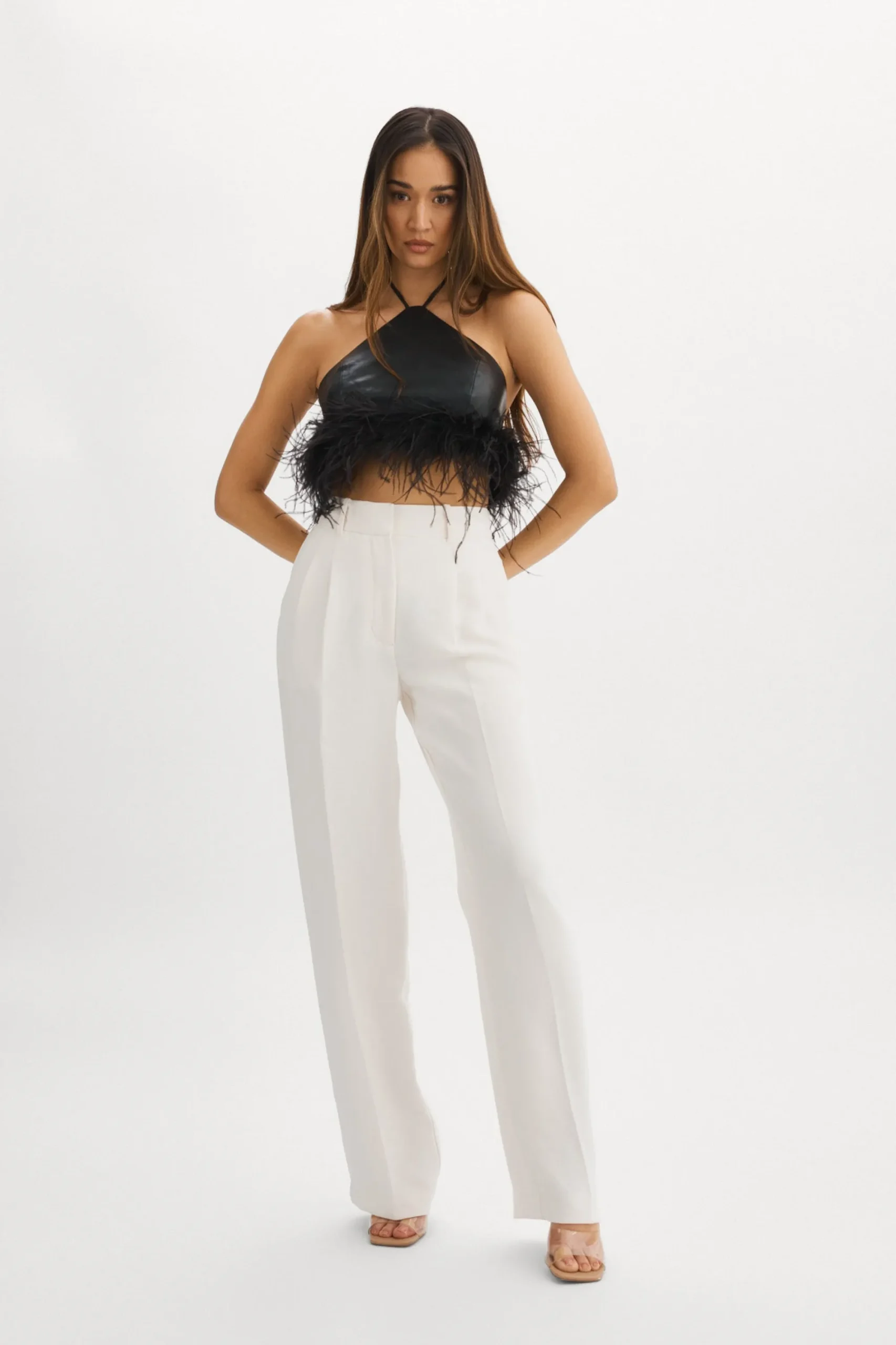 Clearance LAMARQUE AISSA | Halter Top Black