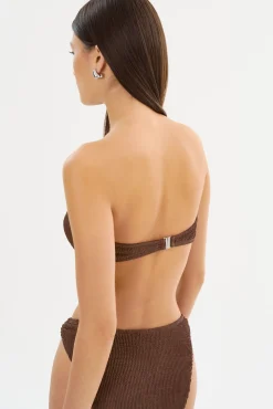 Clearance LAMARQUE ANALISA TOP | Bandeau Bikini Chestnut