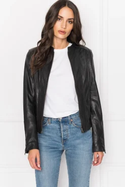 Discount LAMARQUE ARLETTE | Leather Biker Jacket Black