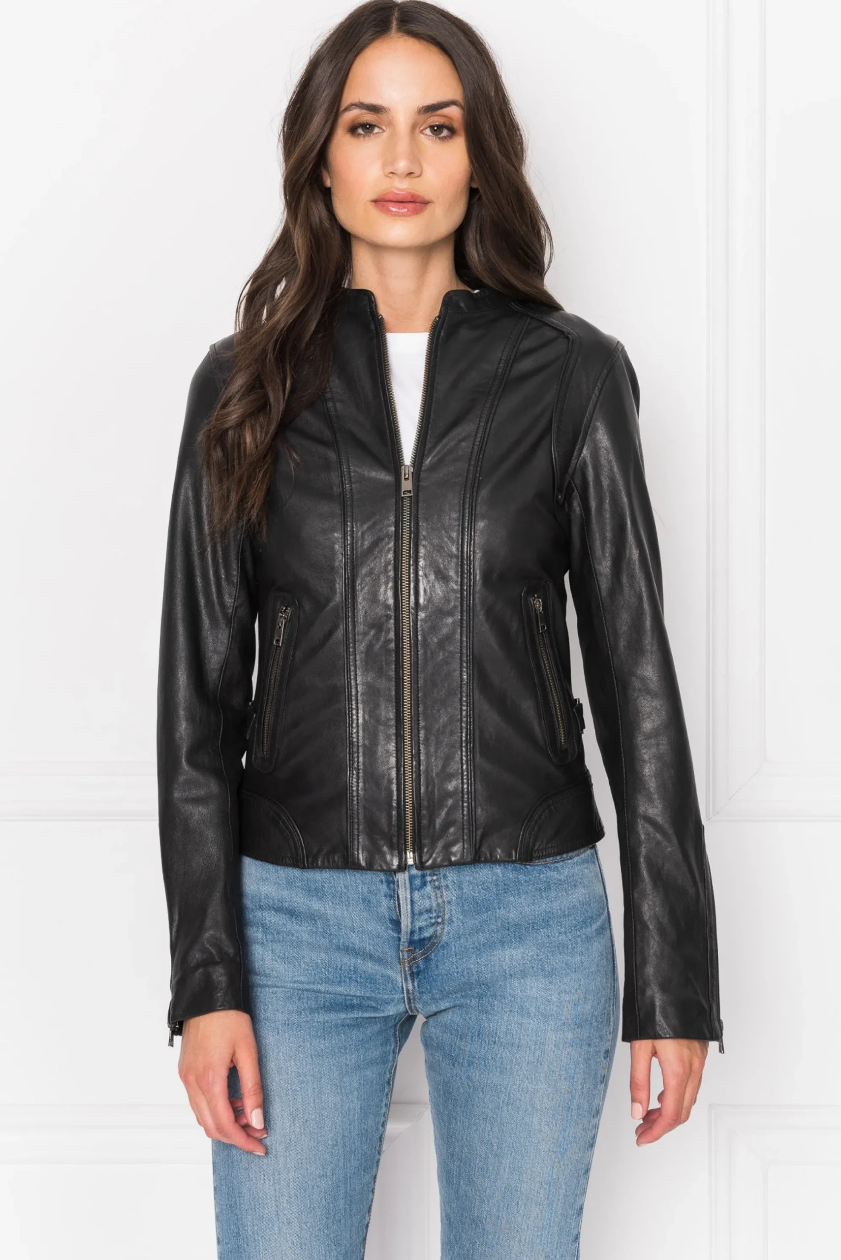 Discount LAMARQUE ARLETTE | Leather Biker Jacket Black
