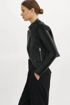 Sale LAMARQUE AZRA | Leather Jacket Black