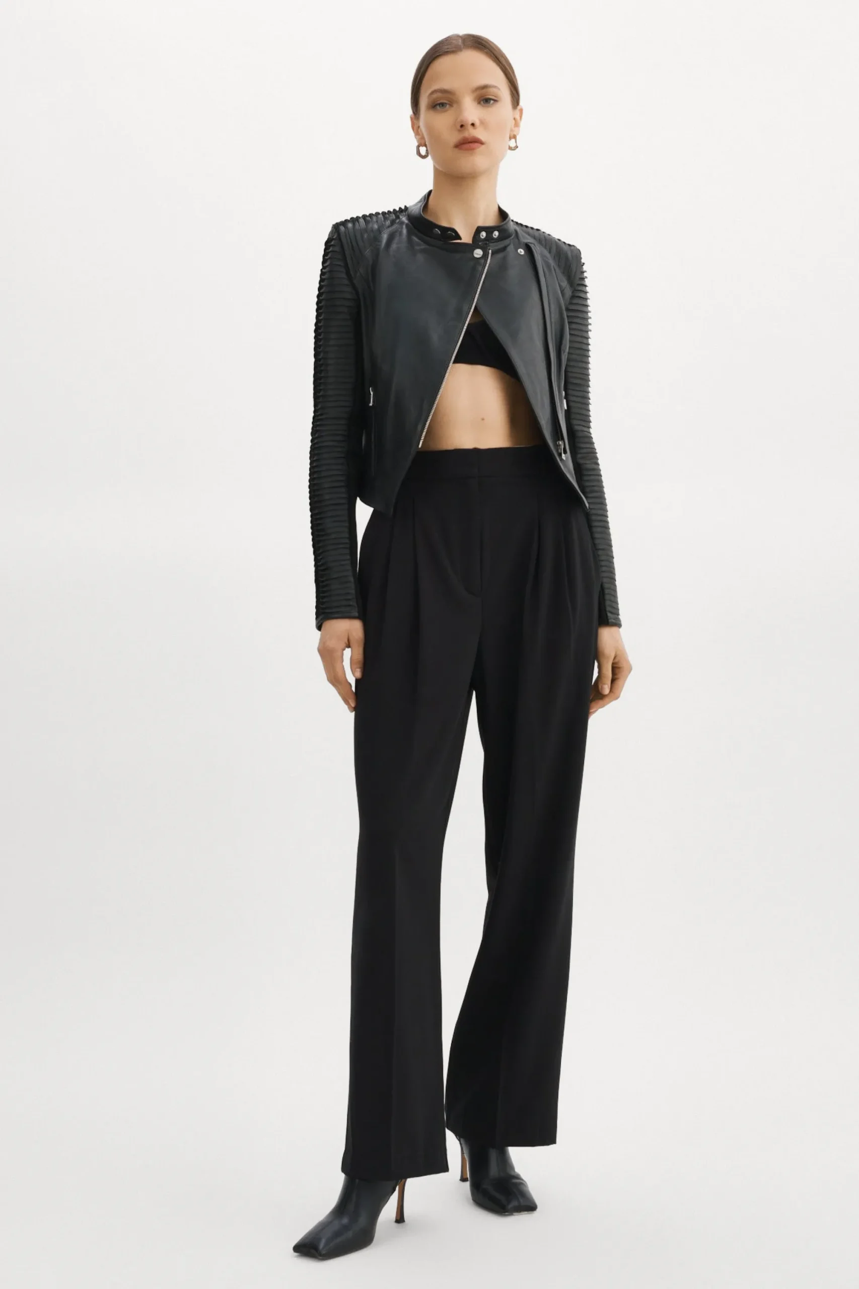 Sale LAMARQUE AZRA | Leather Jacket Black