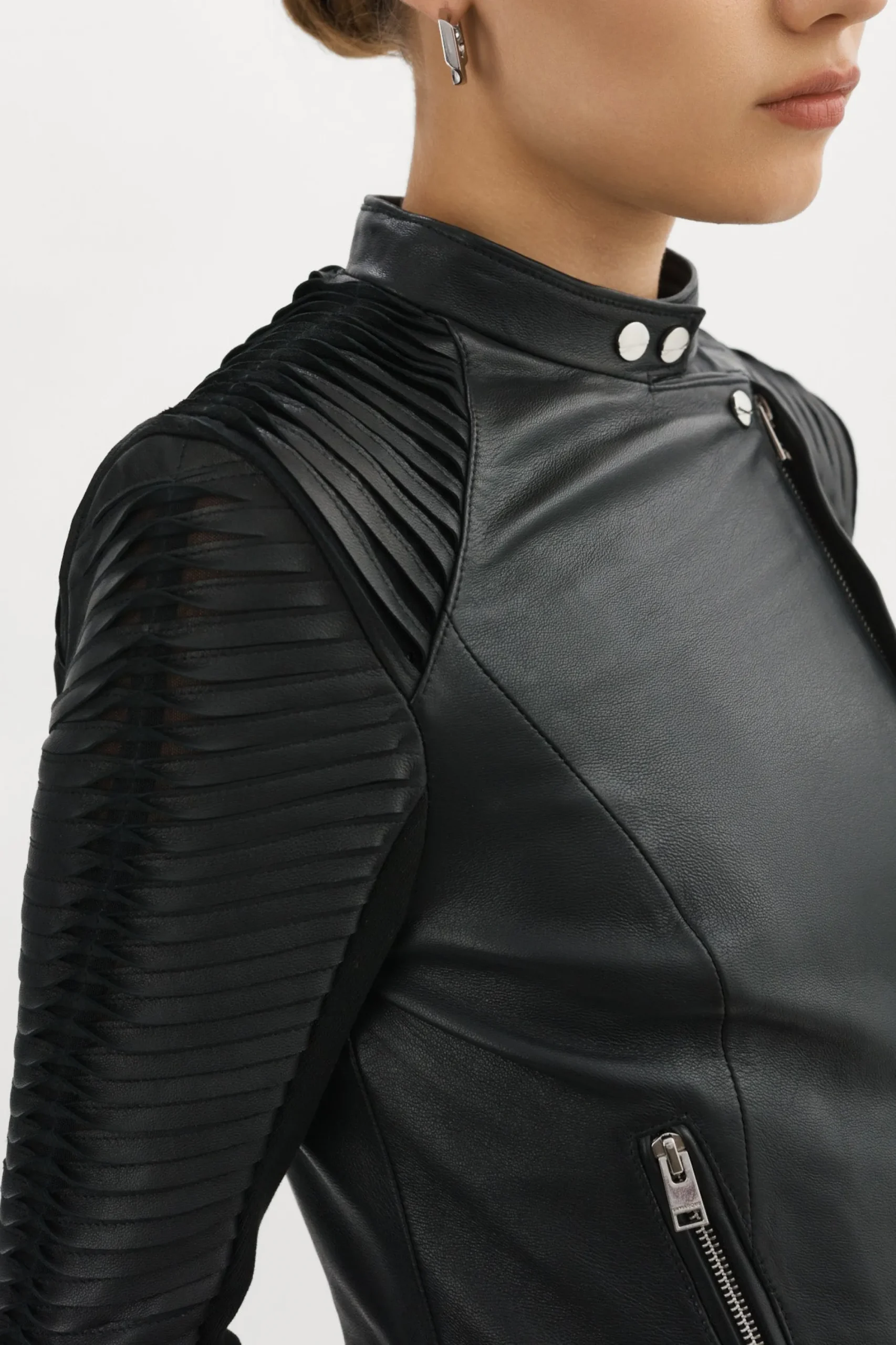 Sale LAMARQUE AZRA | Leather Jacket Black