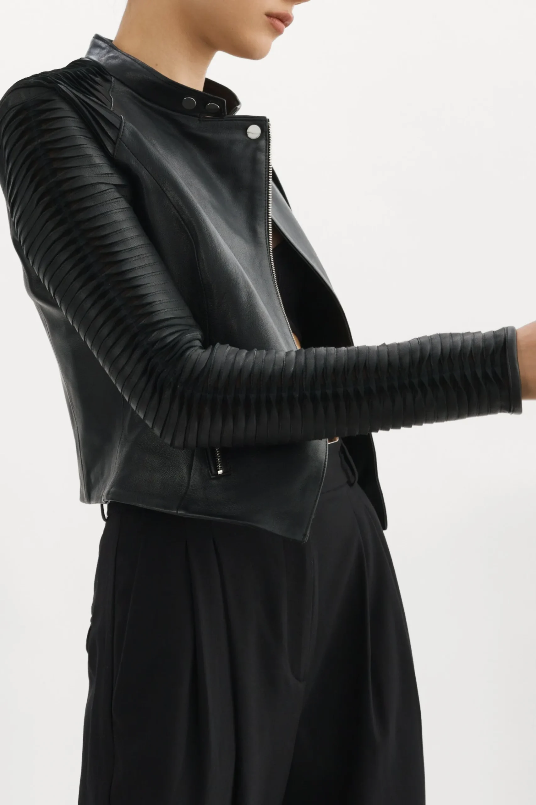 Sale LAMARQUE AZRA | Leather Jacket Black