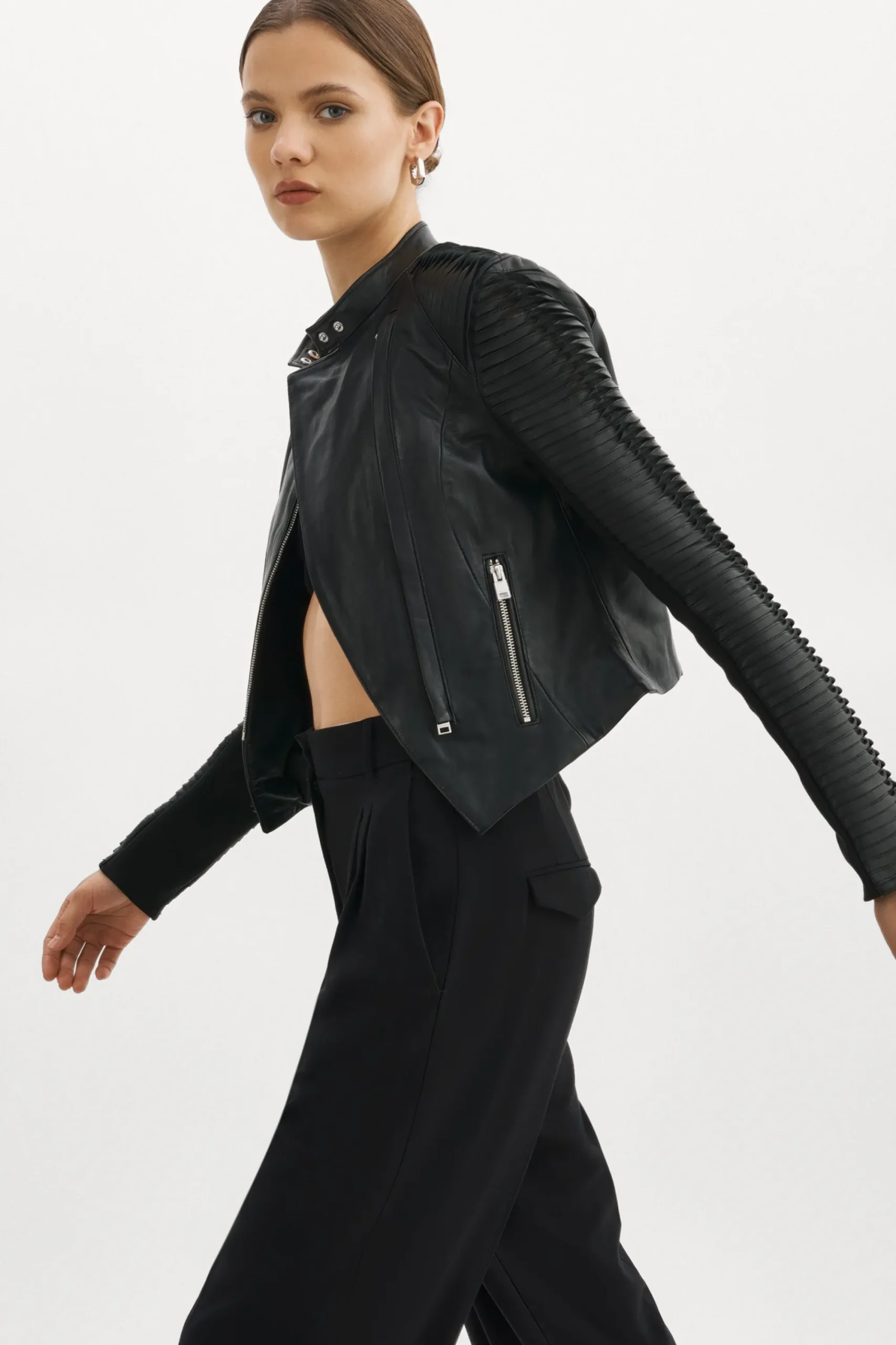 Sale LAMARQUE AZRA | Leather Jacket Black