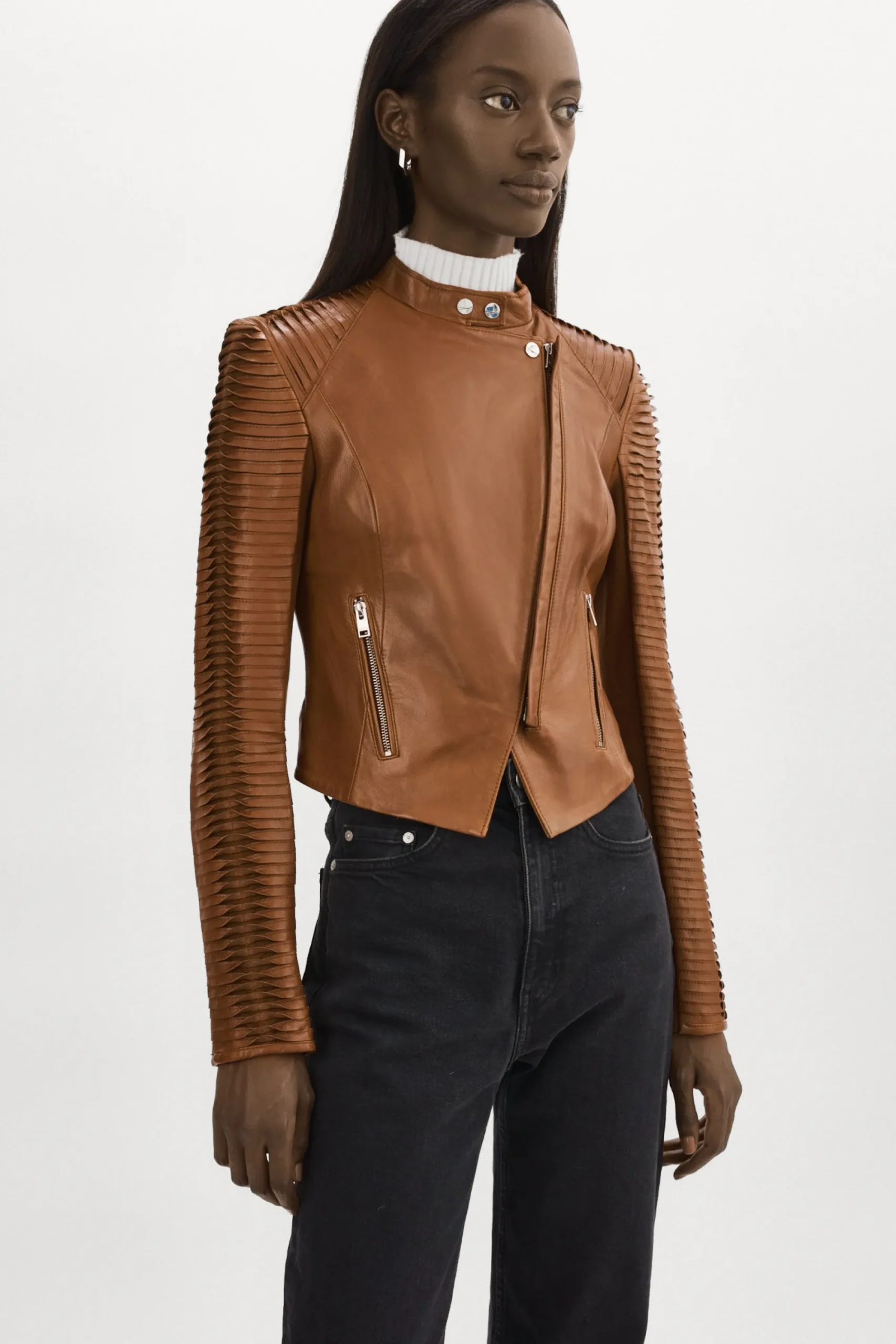 Online LAMARQUE AZRA | Leather Jacket Luggage