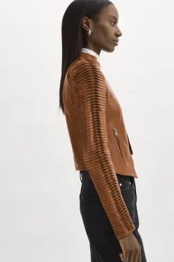 Online LAMARQUE AZRA | Leather Jacket Luggage