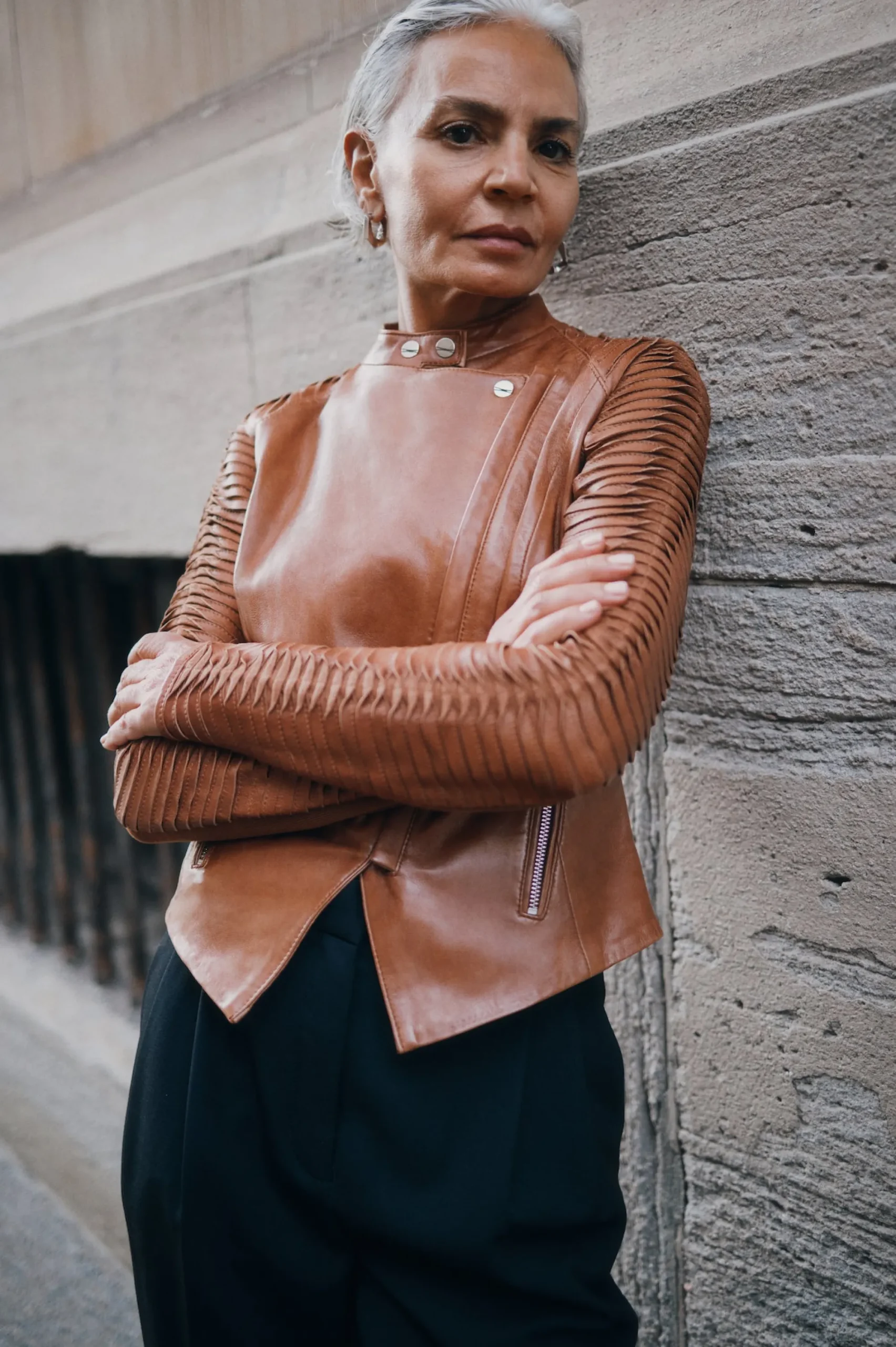 Online LAMARQUE AZRA | Leather Jacket Luggage