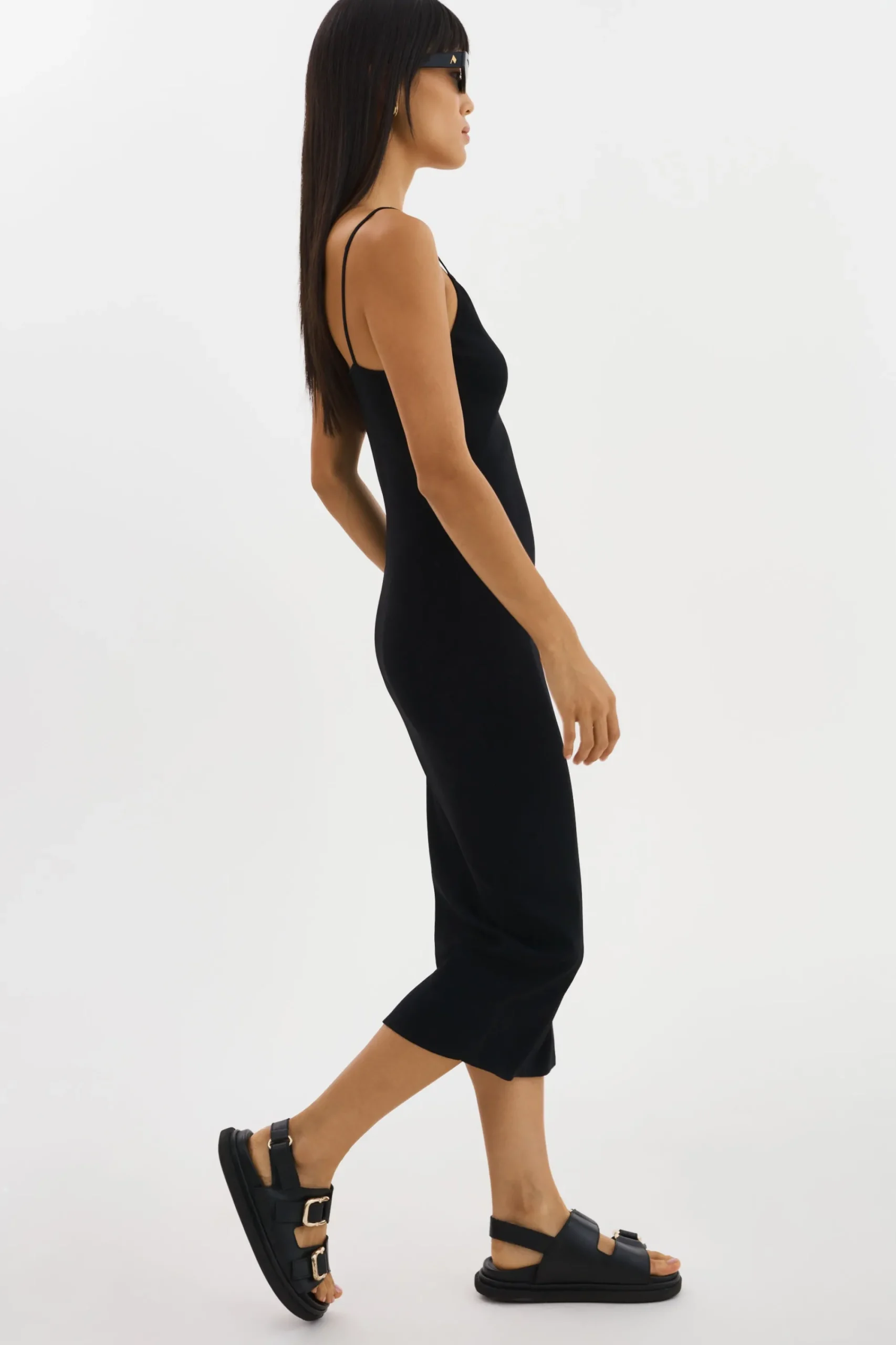 Online LAMARQUE BETTINA | Rib Knit Dress Black