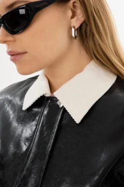 Cheap LAMARQUE BRAYLIN | Faux Leather Jacket Black