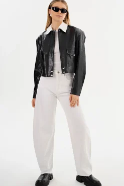 Cheap LAMARQUE BRAYLIN | Faux Leather Jacket Black