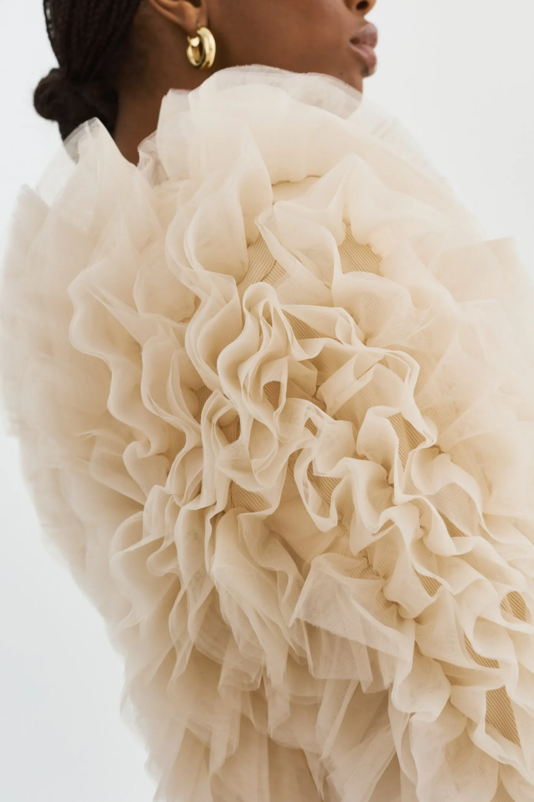Cheap LAMARQUE BRITNY | Ruffle Tulle Jacket Light Beige