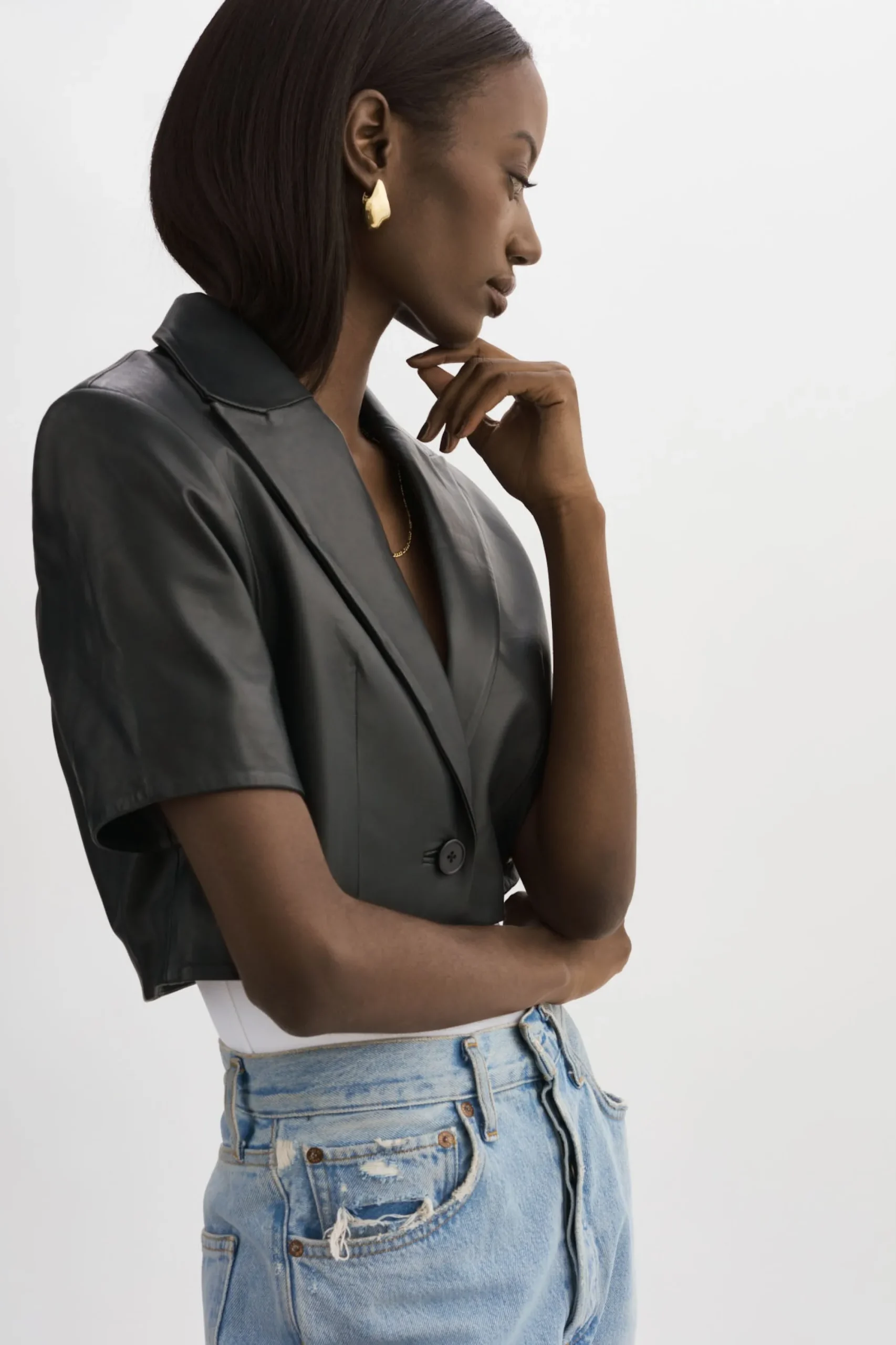 Flash Sale LAMARQUE CALATEA | Short Sleeve Blazer Black
