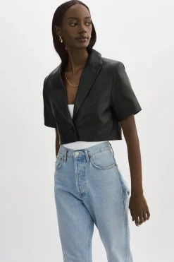 Flash Sale LAMARQUE CALATEA | Short Sleeve Blazer Black
