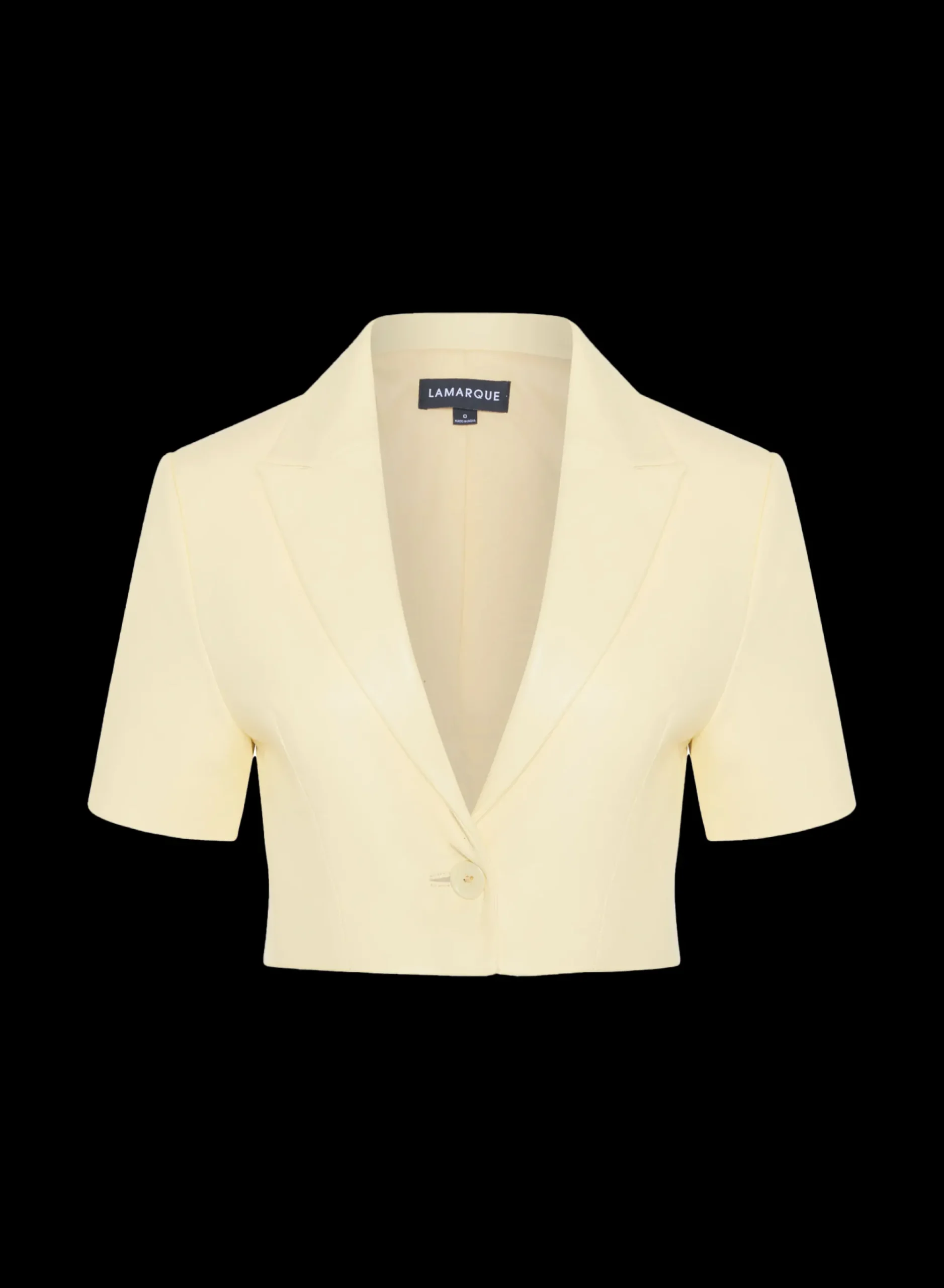 Shop LAMARQUE CALATEA | Short Sleeve Blazer Buttermilk