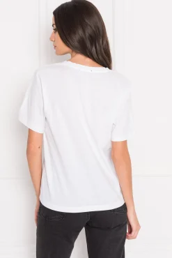 Online LAMARQUE CECILIA | Deep V-neck Tee White