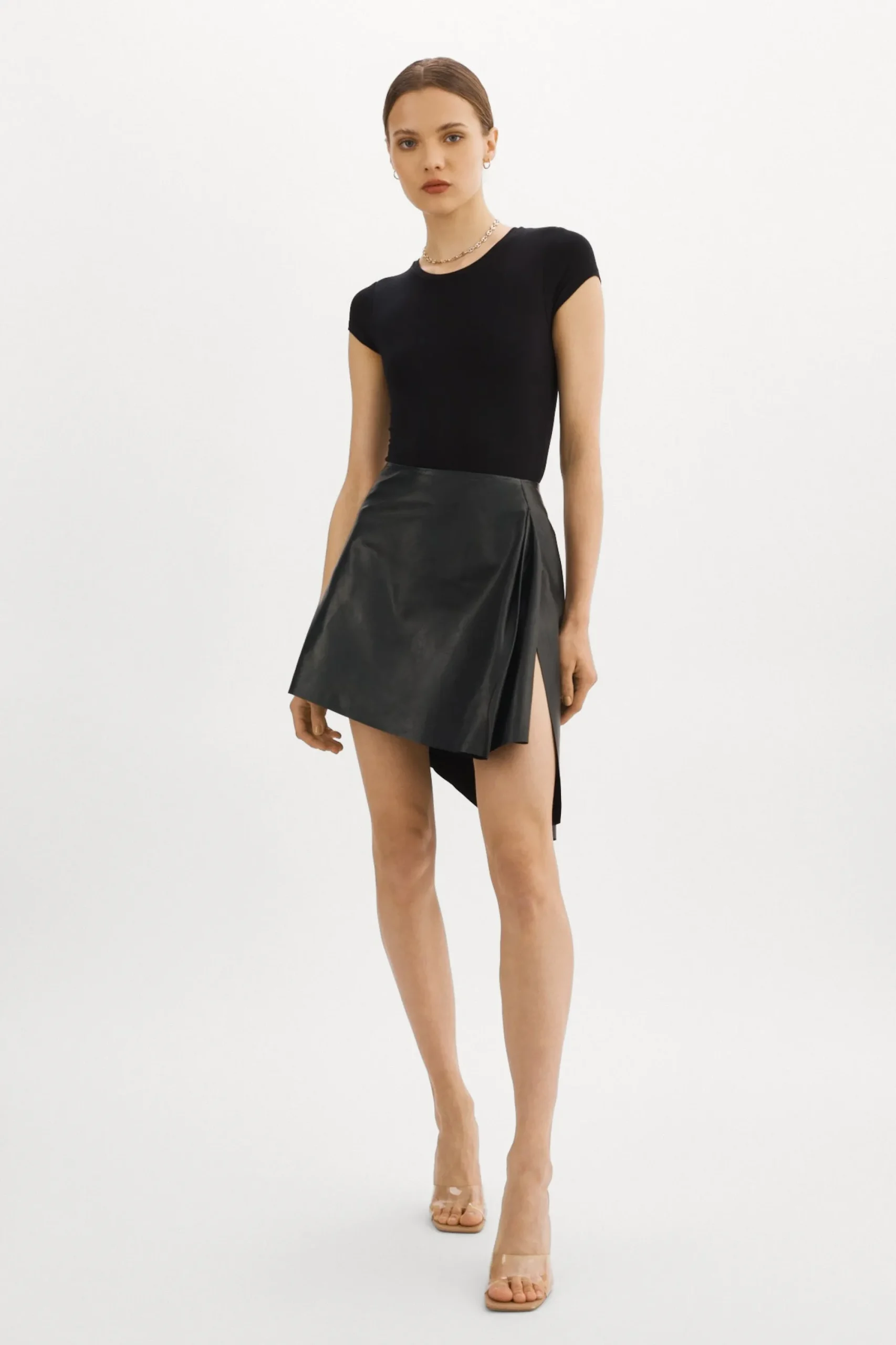 Best LAMARQUE CELESTE | Asymmetrical Mini Skirt Black