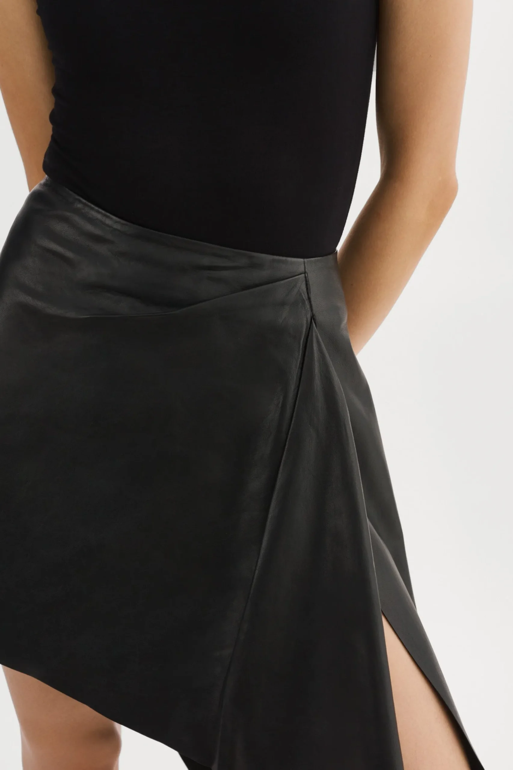 Best LAMARQUE CELESTE | Asymmetrical Mini Skirt Black