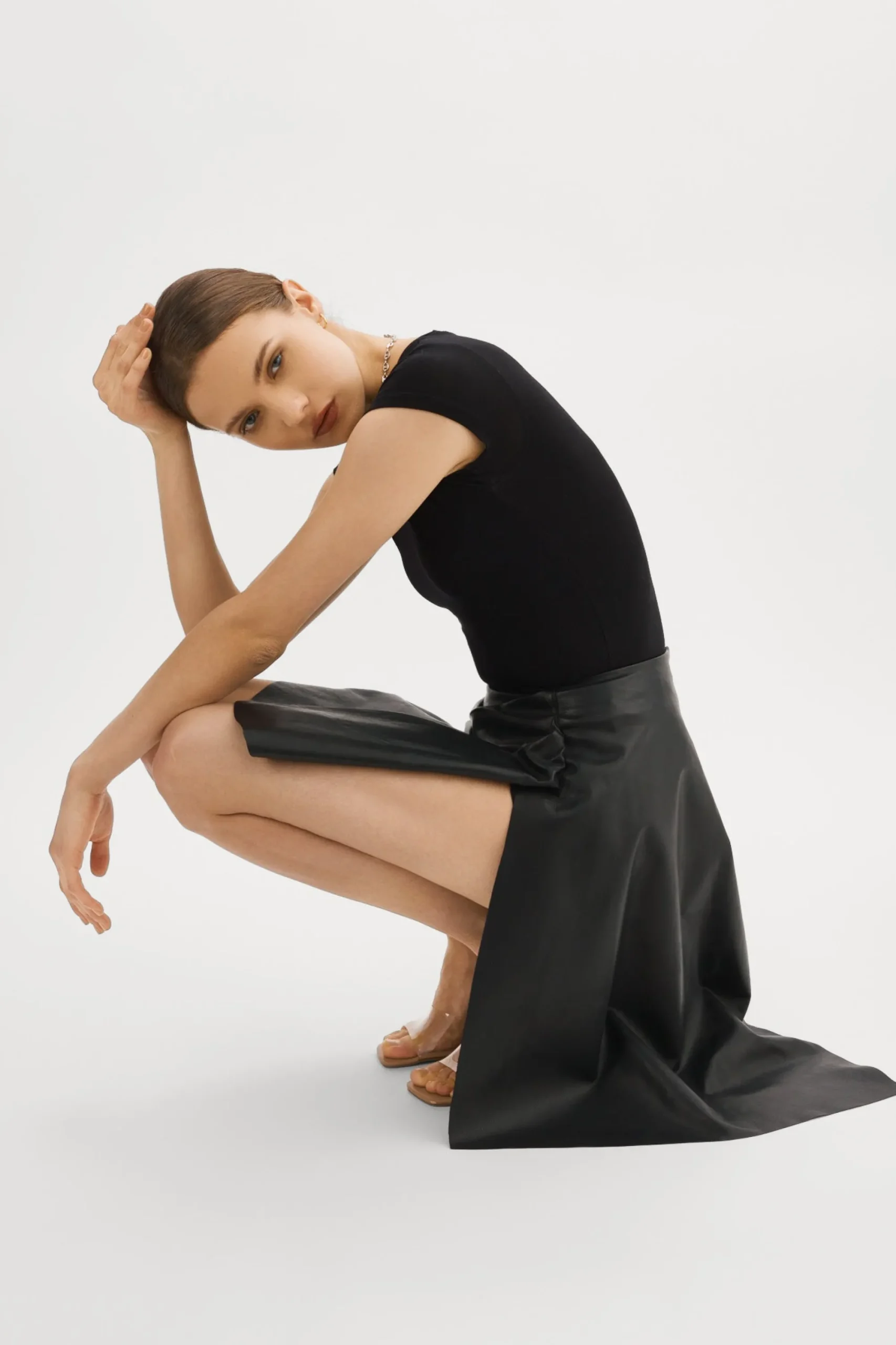 Best LAMARQUE CELESTE | Asymmetrical Mini Skirt Black