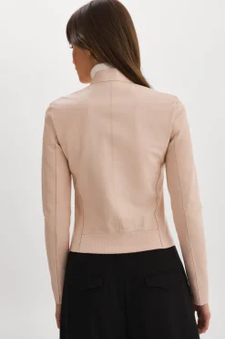 Sale LAMARQUE CHAPIN | Reversible Leather Bomber Ballet Pink