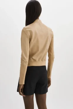 Outlet LAMARQUE CHAPIN | Reversible Leather Bomber Wheat/Gold