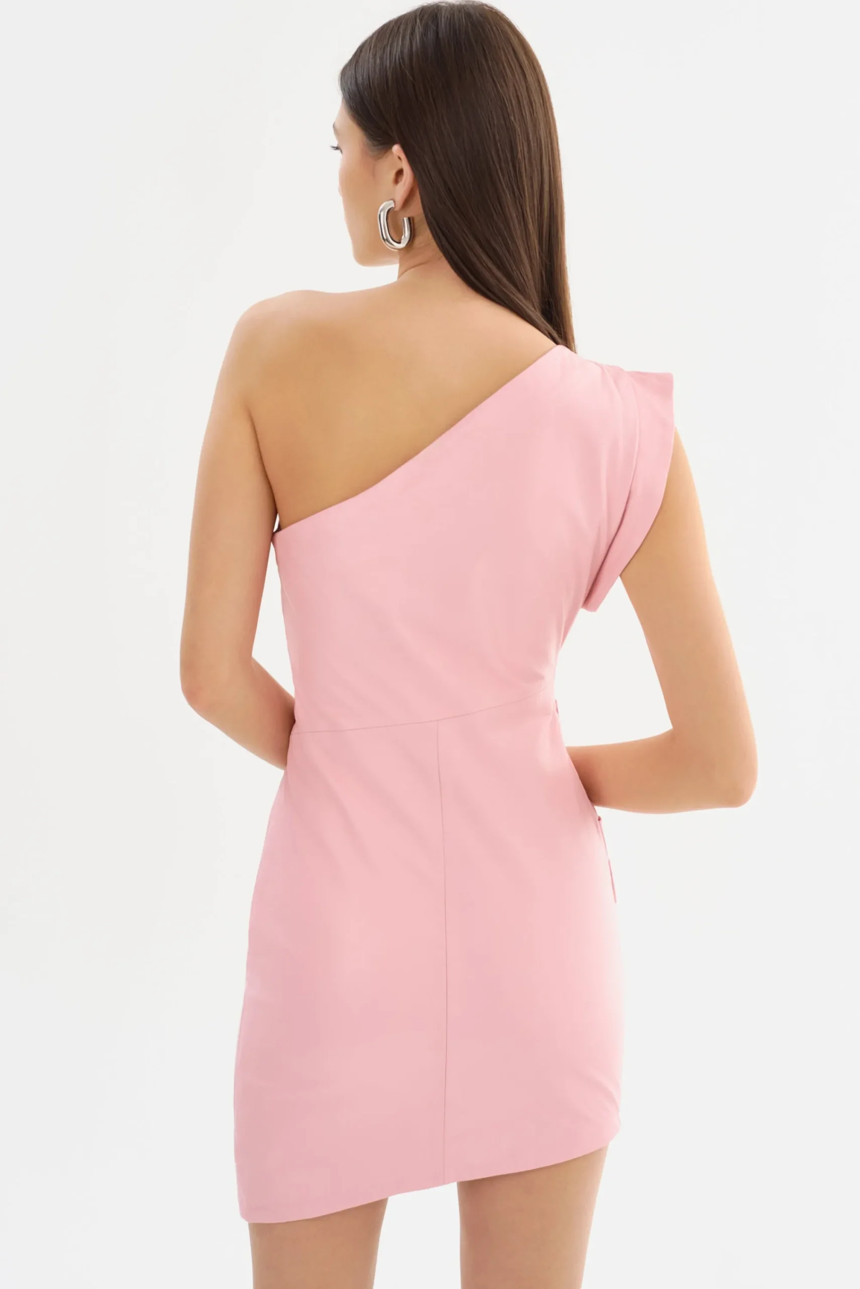 Cheap LAMARQUE COREY | One Shoulder Leather Dress Orchid Pink