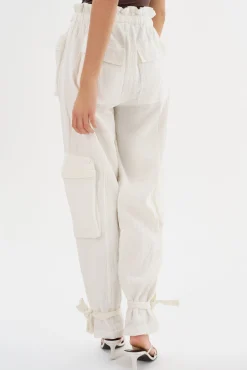 Cheap LAMARQUE CRESTIN | Cotton Cargo Pants Off White