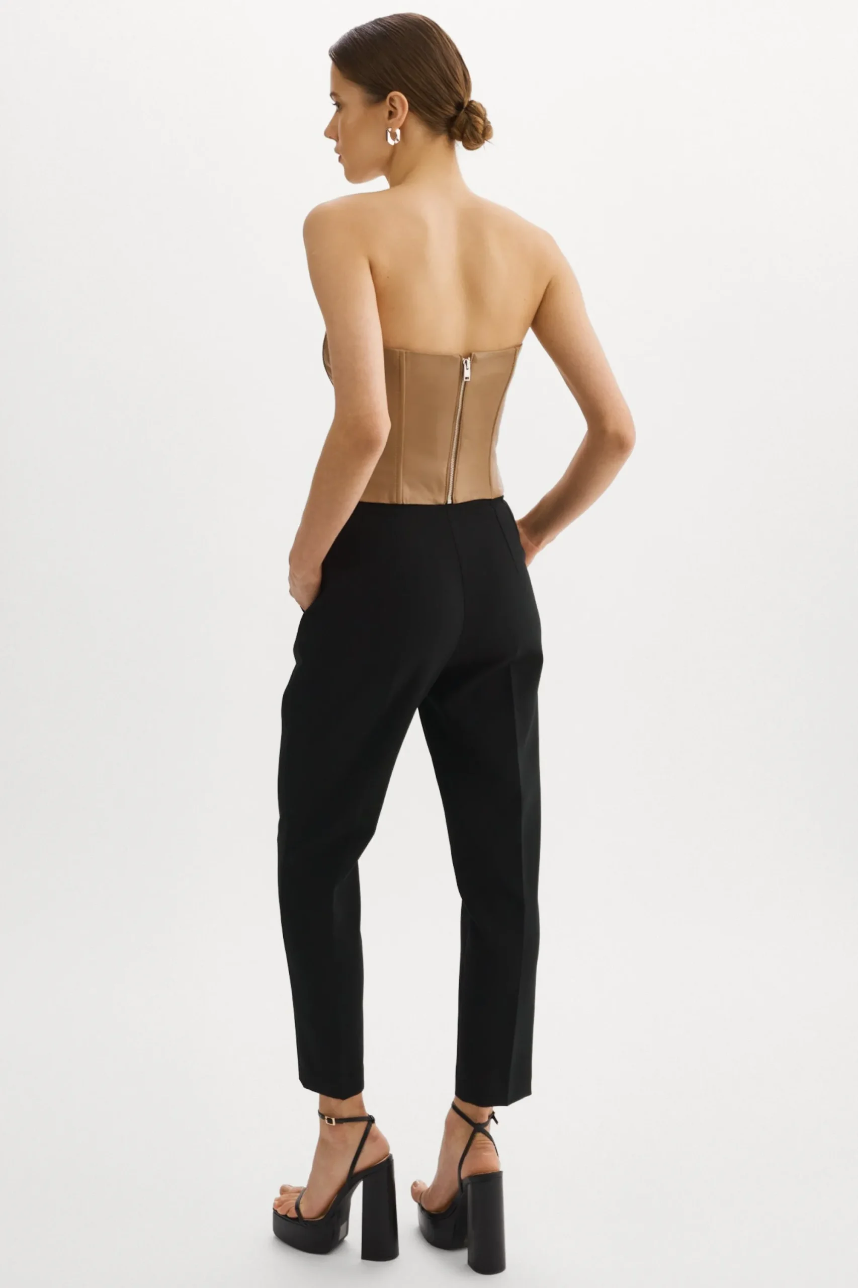 Best LAMARQUE DAVINA | Leather Bustier Sesame