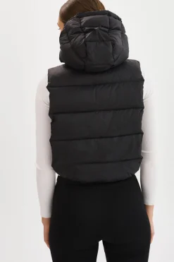 Sale LAMARQUE DELMA | Quilted Nylon Dickey Black