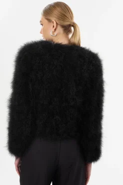 Best LAMARQUE DEORA | Feather Jacket Black
