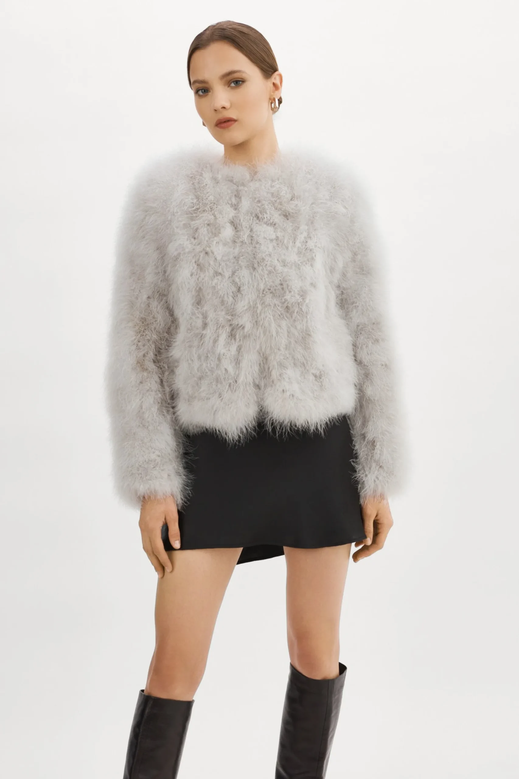 Cheap LAMARQUE DEORA | Feather Jacket Light Grey