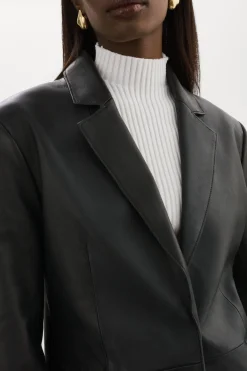 Best Sale LAMARQUE ELZA | Leather Blazer Black