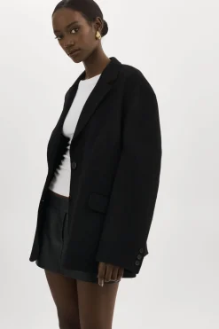 Best LAMARQUE ENNIS | Oversized Wool Blazer Black