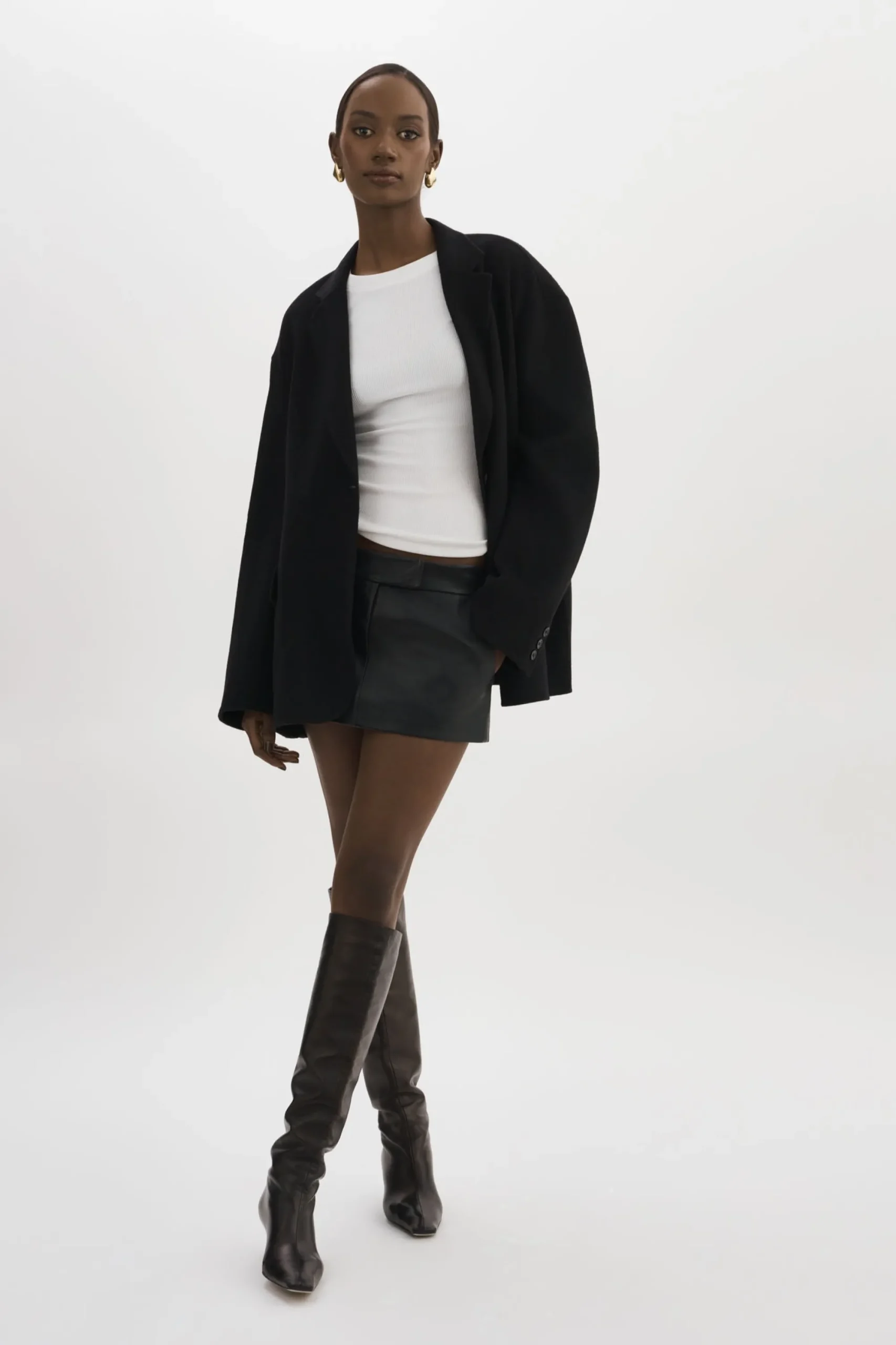 Best LAMARQUE ENNIS | Oversized Wool Blazer Black