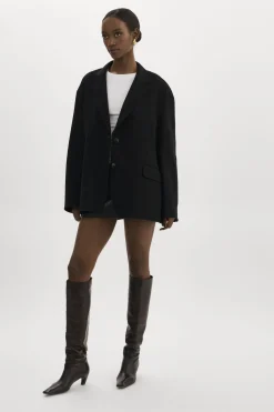 Best LAMARQUE ENNIS | Oversized Wool Blazer Black
