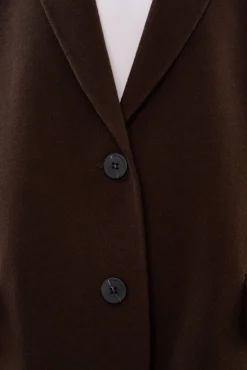 Discount LAMARQUE ENNIS | Oversized Wool Blazer Dark Brown