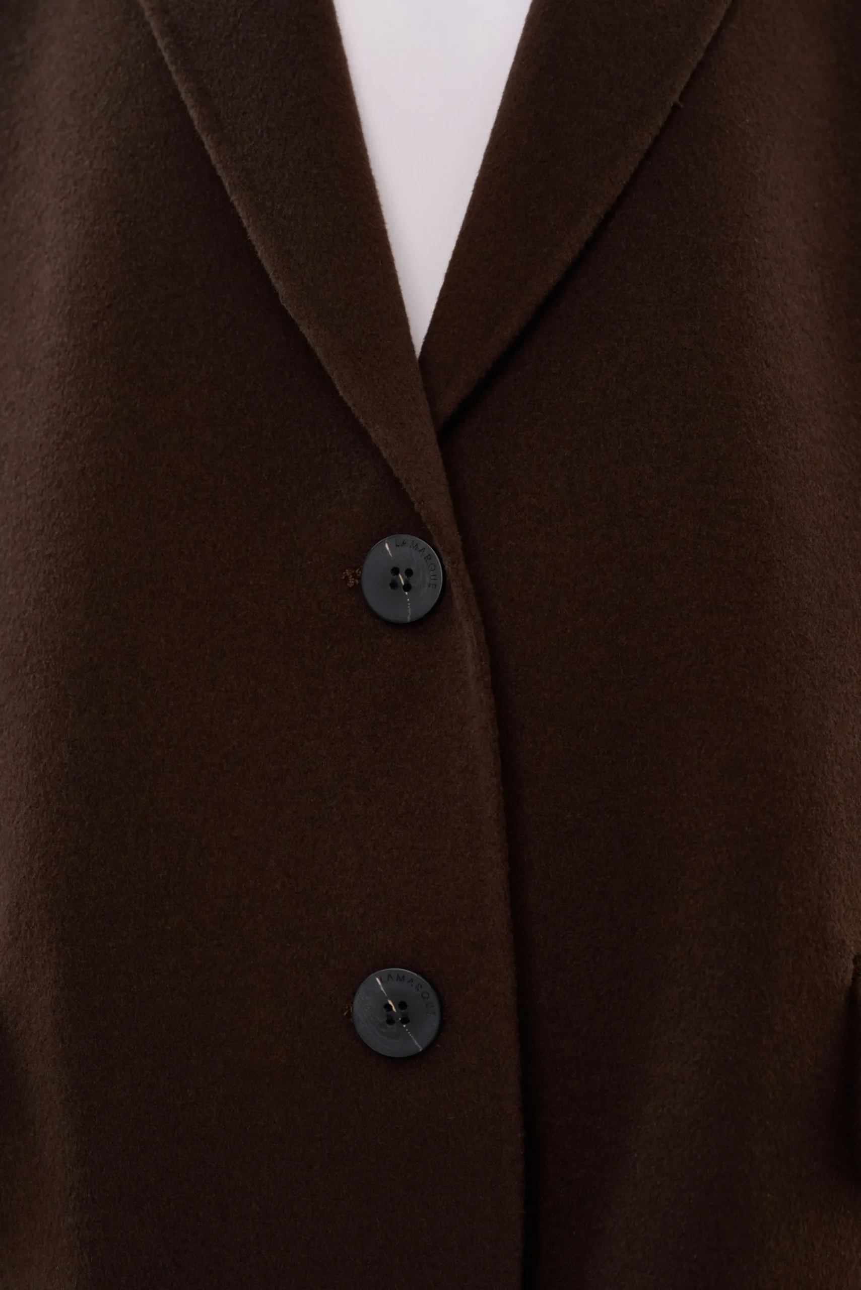 Discount LAMARQUE ENNIS | Oversized Wool Blazer Dark Brown