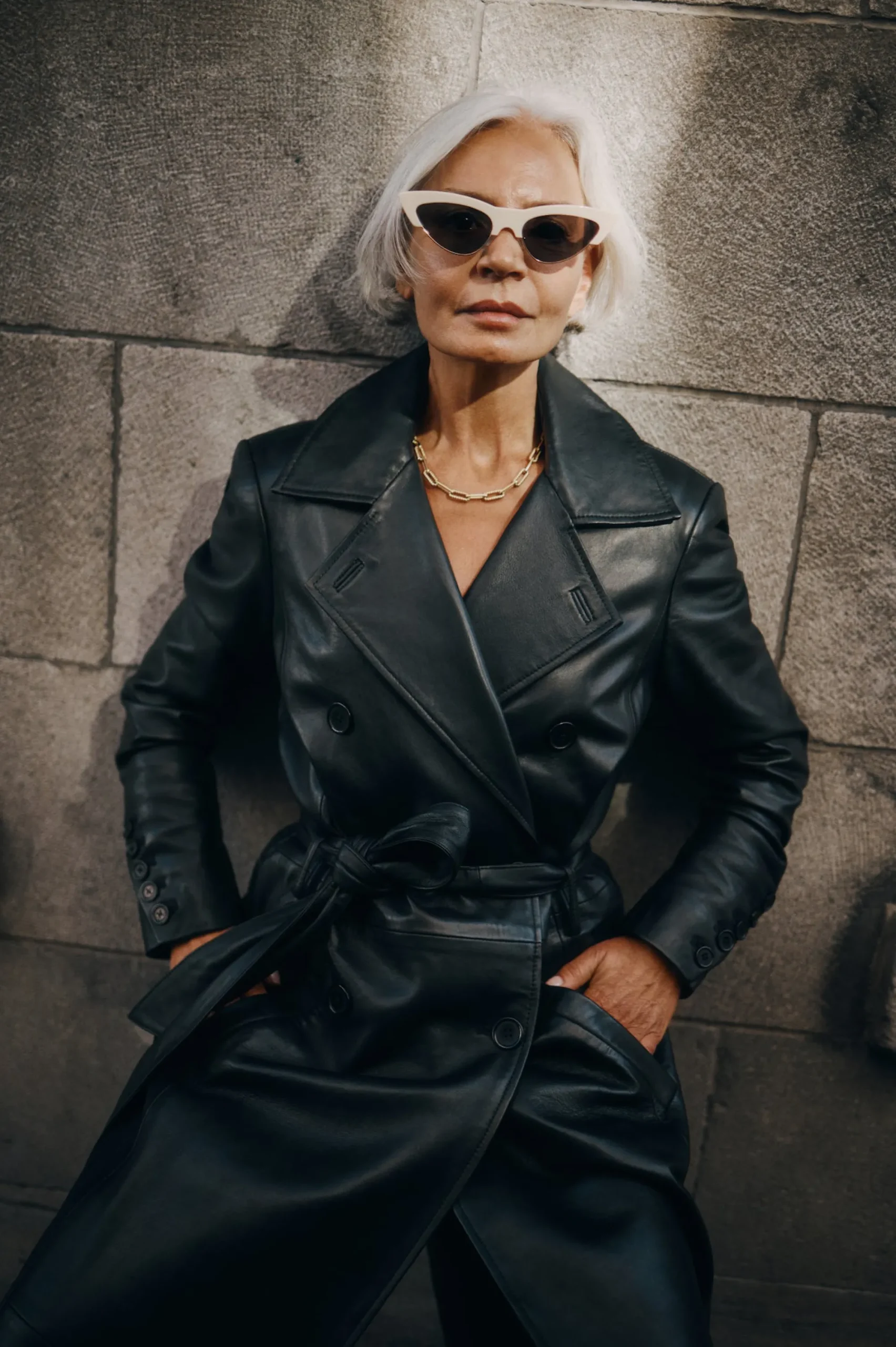 Best LAMARQUE ERMA | Leather Trench Coat Black