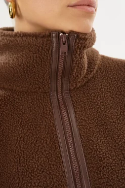 Cheap LAMARQUE EUDORA | Polar Fleece Vest Chestnut