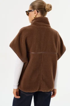Cheap LAMARQUE EUDORA | Polar Fleece Vest Chestnut