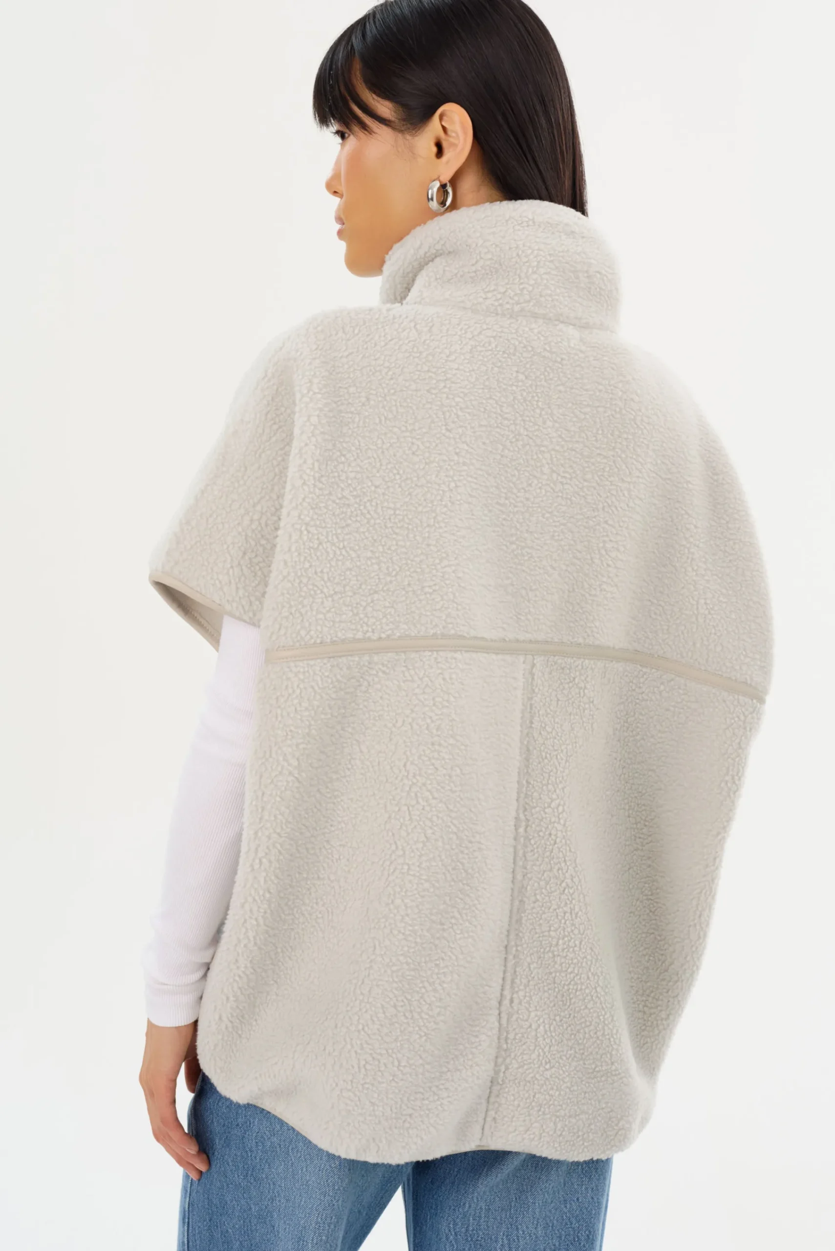 Discount LAMARQUE EUDORA | Polar Fleece Vest Light Grey