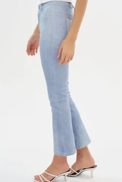 Hot LAMARQUE FARIS | Stretch Leather Pants Heather Blue