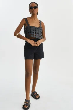 Outlet LAMARQUE FINLEY | Multi-Circle Top Black