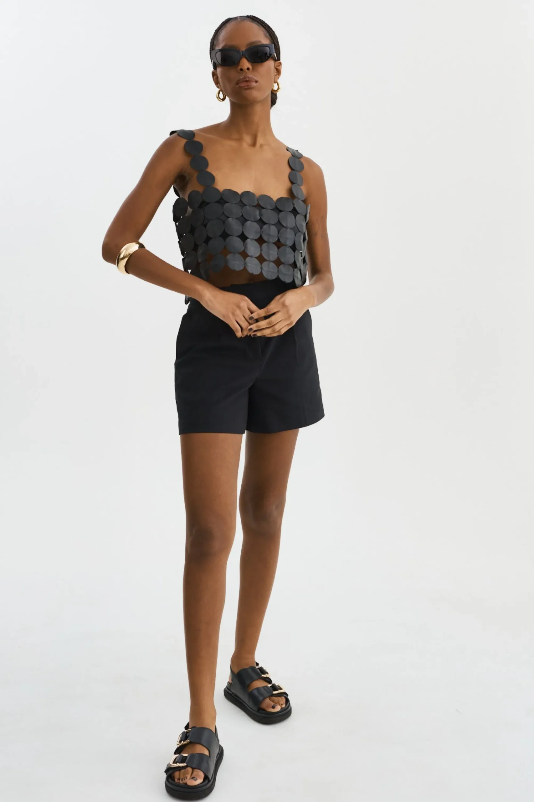 Outlet LAMARQUE FINLEY | Multi-Circle Top Black