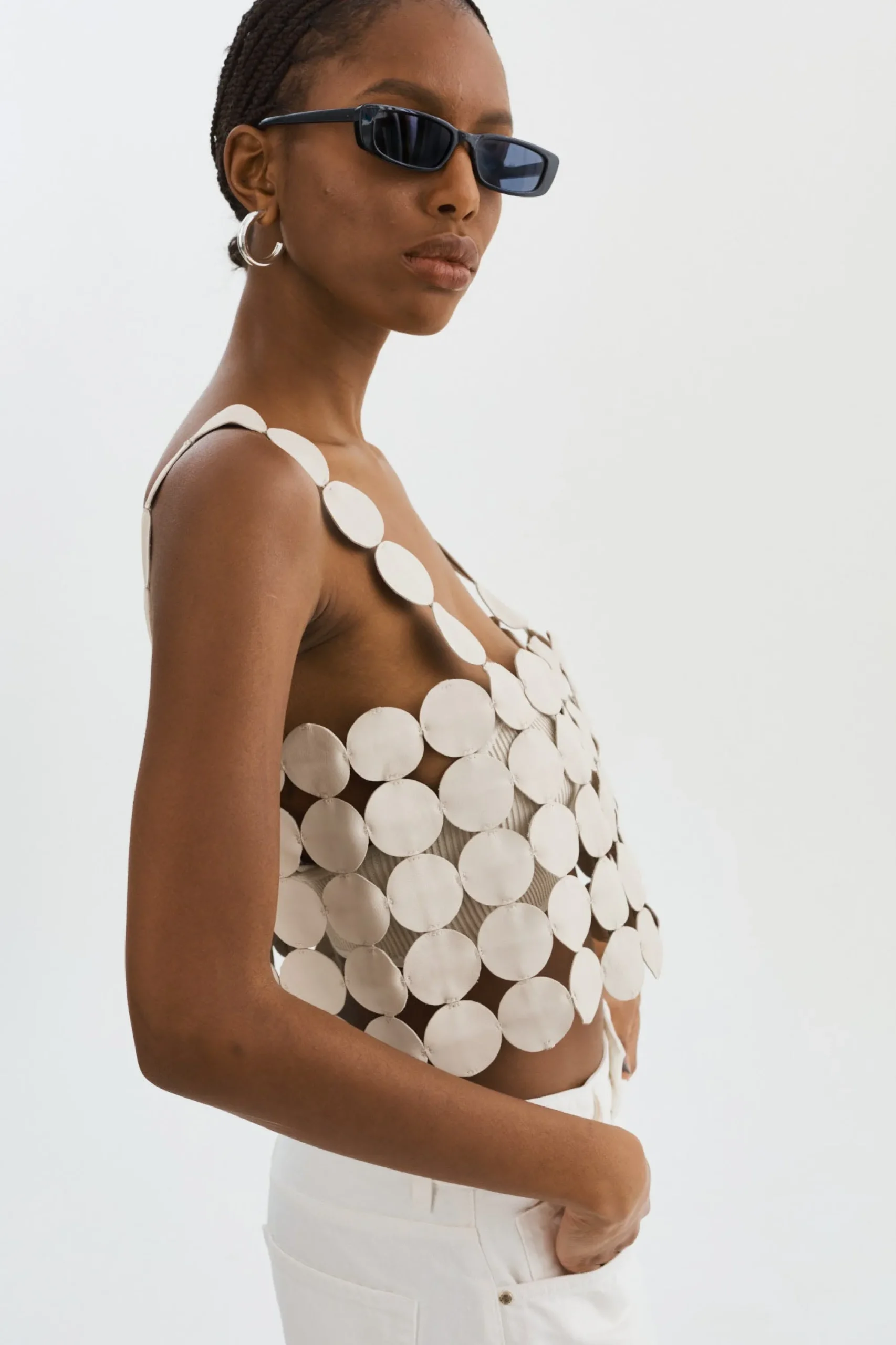Sale LAMARQUE FINLEY | Multi-Circle Top Bone