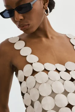 Sale LAMARQUE FINLEY | Multi-Circle Top Bone