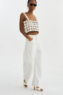 Sale LAMARQUE FINLEY | Multi-Circle Top Bone
