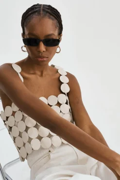 Sale LAMARQUE FINLEY | Multi-Circle Top Bone