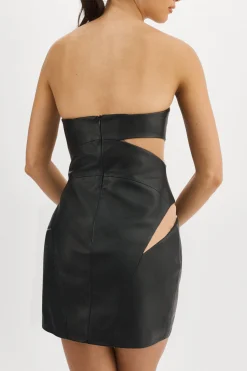 Shop LAMARQUE GARBINA | Leather Dress Black